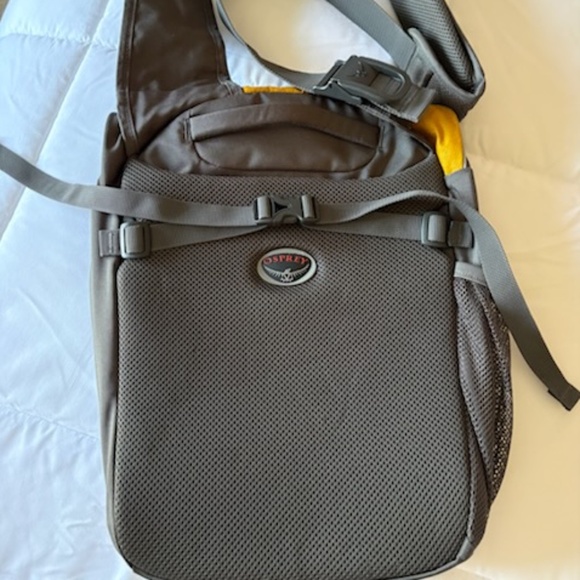 Osprey Sling Backpack Mustard Yellow Gray Crossbody Daypack Travel Hiking main image 5